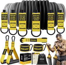 Resistance Bands for Working Out, 300Lbs/360Lbs Heavy Exercise Bands with Handle