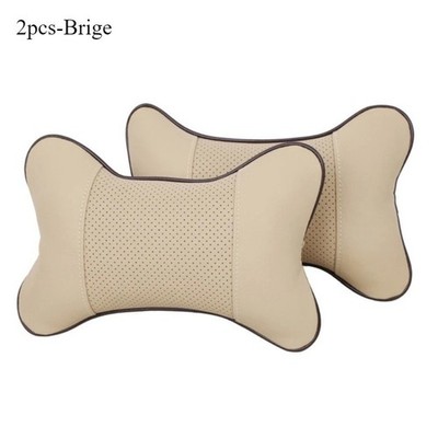 2x Car Seat Support Cushion Head Neck Rest Pad Travel Comfort Headrest Pillow