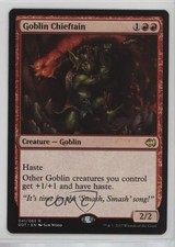 Goblin Chieftain Magic: Duel Decks: Merfolk vs s DDT #041