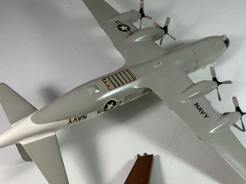 DE COLECCIÓN ORIGINAL LOCKHEED EE. UU. MARINA P-3C ORION PILOTO ESCRITORIO MODELO 16” - Imagen 11 de 13