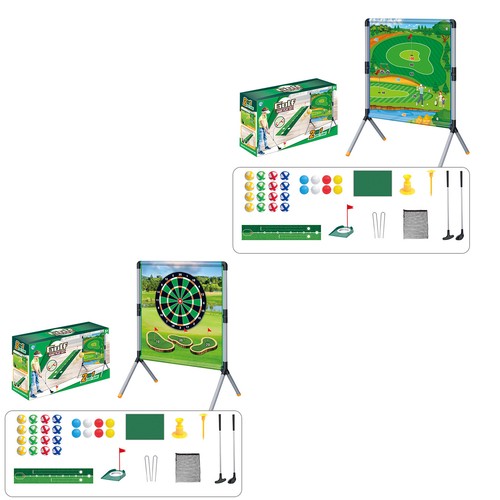 Kids Golf Indoor Toy Educational Sticky Ball Set Easy To Operate Indoor Game - Picture 2 of 17