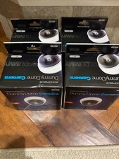 SET of FOUR - Monoprice Dummy Dome Camera w/ Flashing Red LED Light - MDS-1500B