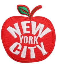 NY NEW YORK - THE BIG APPLE - STATUE OF LIBERTY - EMBROIDERED IRON-ON/Sew PATCH