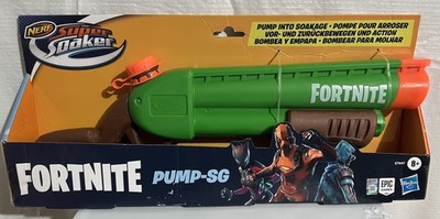 Nerf Super Soaker Fortnite Pump-Sg Water Blaster Kids Ages 6+ Green  New
