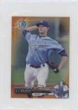 2017 Bowman Chrome Minis Prospects Orange Refractor 25/25 AJ Puckett #BCP4 0s3