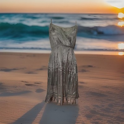 van Deurs Kleid Grau M Kurz