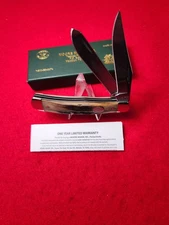 Moore Maker USA 6202 B Trapper Knife Genuine STAG Handles NEW IN BOX