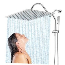 Shower Head, 12 8 Inch Rain Shower Head with Handheld Spray Combo, Rainfall