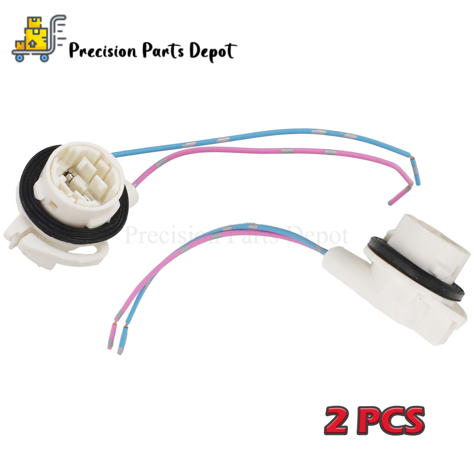 Fits Chevrolet Silverado GMC Sierra 3157 3156 Light Bulbs Socket 2 Wire Harness