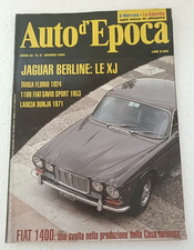 Auto d'epoca 6 1994 - Jaguar XJ - Fiat 1400 - Lancia Dunja 1971 - Fiat 1100 1953