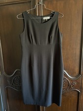 Vintage Kasper Sleeveless Little Black Dress size 10