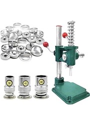 Button Maker Handmade Fabric Covered Buckle Machine DIY Tool 3 Mold 30pcs Button
