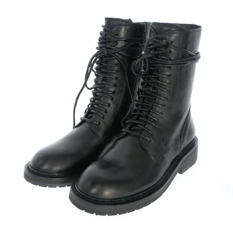 Ann Demeulemeester Black Low (1-1.9 in) Heel Height Boots for