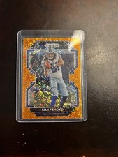 2021 Panini Prizm - Rookie Simi Fehoko #371 Orange Disco Prizm (RC)
