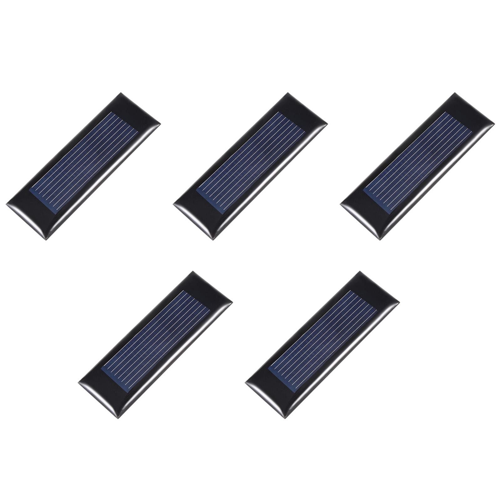 5 Pack 0.5V 100mA 53mm x 18mm Mini Solar Panel Cell for DIY 