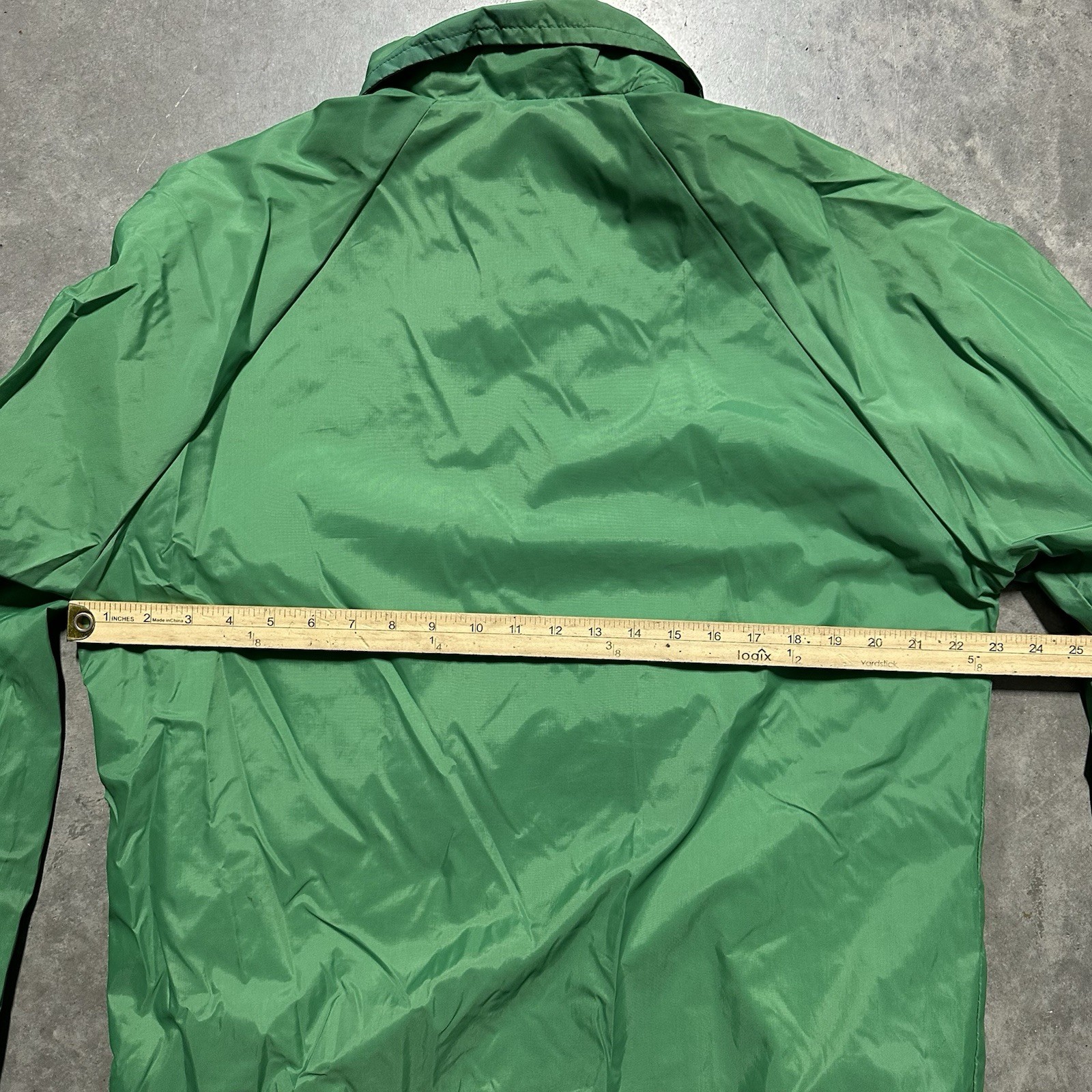 Vintage 80s MASTERS Augusta National Golf Shop Full Zip Windbreaker Jacket Sz L
