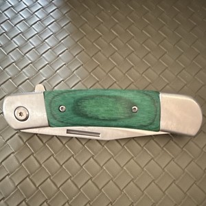 Wild Turkey Handmade Pocketknife Drop Point Stainless Liner Lock Manual