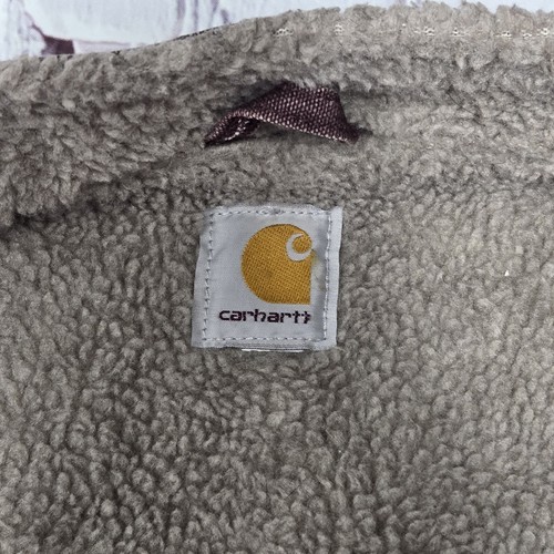 Carhartt Canvas Zip Up Weste Sherpa gefüttert Damen Gr. L Faded Purple Realtree Design - Bild 6 von 12