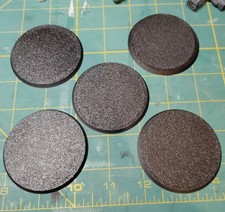 Lot Of 5 65mm Round Bases For Warhammer 40k  AoS Games Workshop Bitz