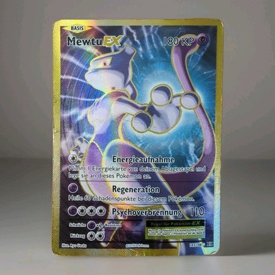 Mewtu EX Full Art Pokemon Karte Deutsch 103/108 Evolutions