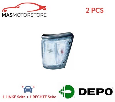 BLINKER BLINKLICHT BLINKLEUCHTE DEPO 212-1574R-A-6C 2PCS I NEU OE QUALITÄT
