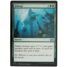 x1 Enlarge J22 MTG M/NM Uncommon Green Sorcery Jumpstart 2022 TCG CCG