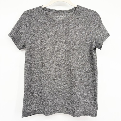 Outdoor Voices Womens CloudKnit Gray Heather Athleisure Short Sleeve Tee Size S