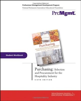 PURCHASING, STUDENT WORKBOOK: SELECTION AND PROCUREMENT By John M. Stefanelli