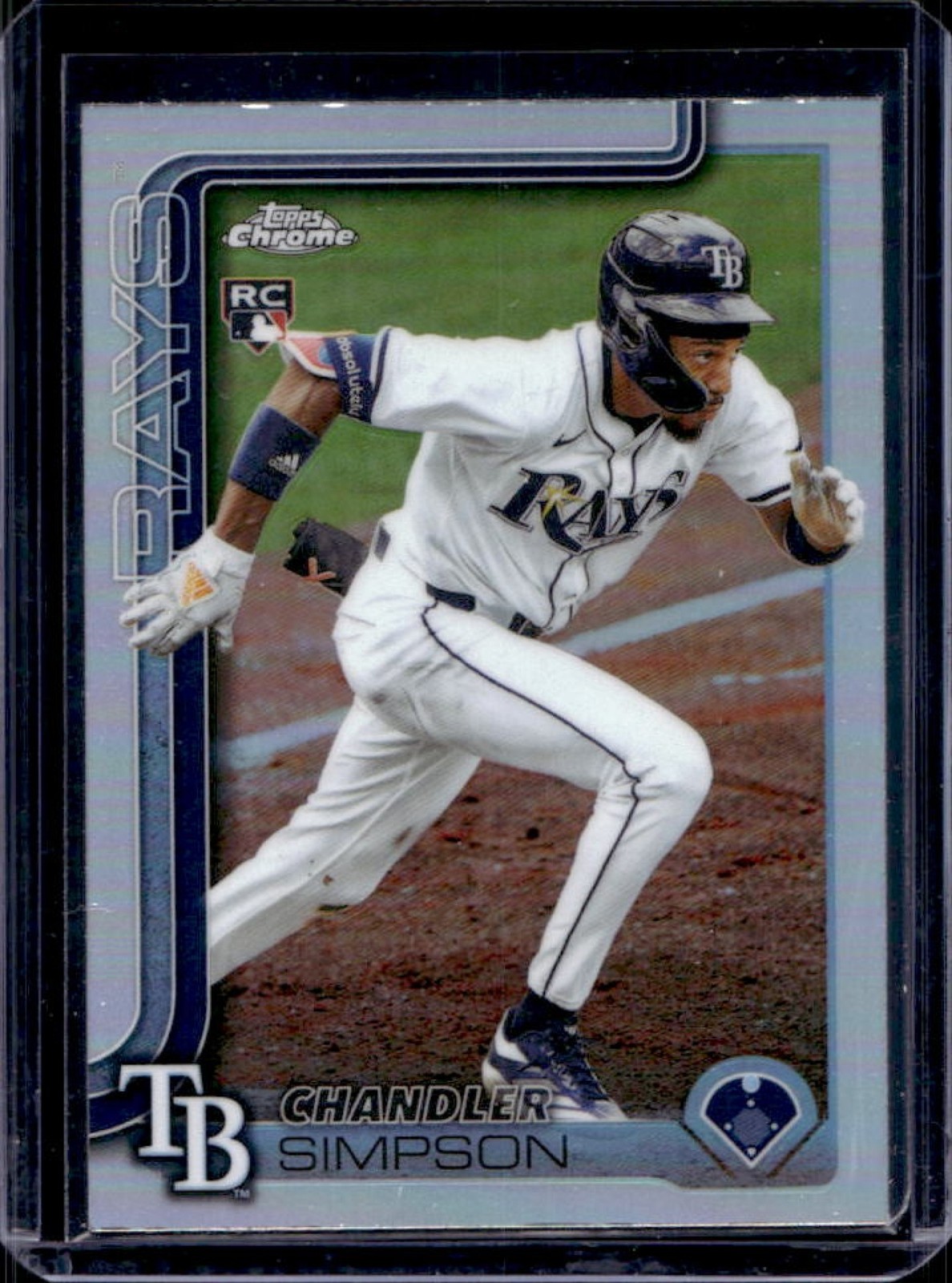 2025 Topps Chrome Update Chandler Simpson RC Refractor Rookie #USC179 Rays