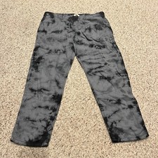 L'Agence La'T Gray Tie Dye Boyfriend Pants Sz 27 Casual Artsy 100 Cotton