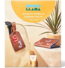 Mondo Llama Passport Holder & Luggage Tag Craft Kit Brand New