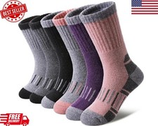 Kids Merino Wool Hiking Socks Boys Girls Toddlers Winter 4-7 Years Wool Socks