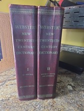 Websters New 20th Century Dictionary 2nd Edit...
