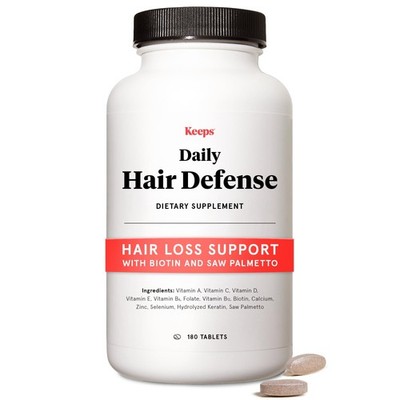 Keeps Hair Growth Supplement Biotin Saw Palmetto Thicker Fuller 3 Month Supply