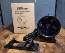 Inline Duct Fan 4 Inch Vent Booster, NEW open box