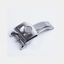 18mm Stainless Steel Pin Deployment Clasp Buckle For IWC Big Pilot Spitfire