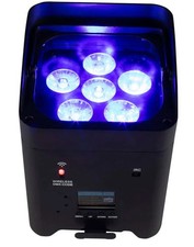 SHEHDS Rechargeable 6x18w RGBWA UV 6In1 Wifi APP Wireless Control LED Par Light