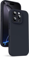 HandyhüLle Silikon Schwarz Kratzfest StoßFest 6,9 Zoll FüR Iphone 16 Pro Max