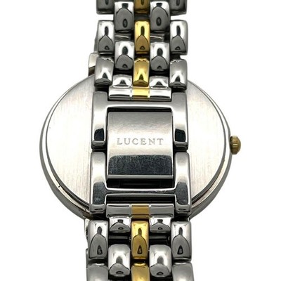 Seiko Lucent Quartz Watch Gold Silver Combo Band 1040 Cleaned