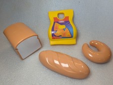 Little Tikes Food Shop N Learn Smart Checkout Bread Bun Chips Carbs Replacements