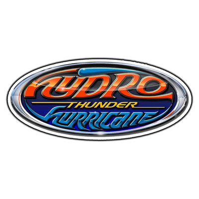 Hydro Thunder Hurricane Arcade Logo #1 Sticker Waterproof Vinyl Decal Die-Cut