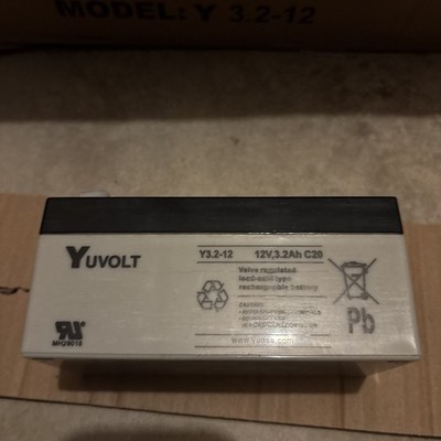 NP3.2-12 3,2Ah 12V Yuvolt Ventil geregelt Blei-Säure Akku