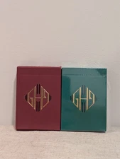 GUY HOLLINGWORTH PLAYING CARDS V1 | Dan&Dave | Green SEALED | Red OPENED | RARE