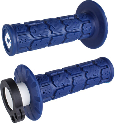 ODI ROGUE LOCK-ON MX MOTORCYCLE GRIPS BLUE