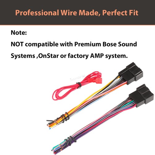Car Radio Stereo Wiring Harness Adapter Plug For Chevy Aveo Cobalt Equinox HHR - Picture 2 of 6