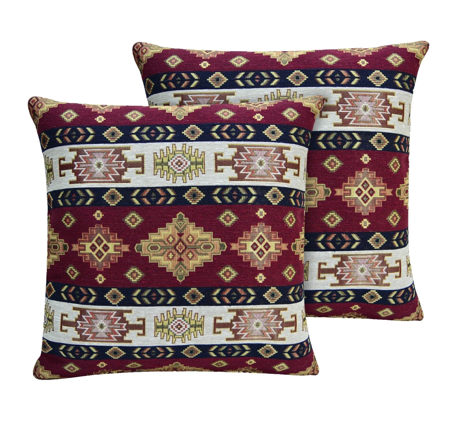 Embroidered Square Ethnic Pillows