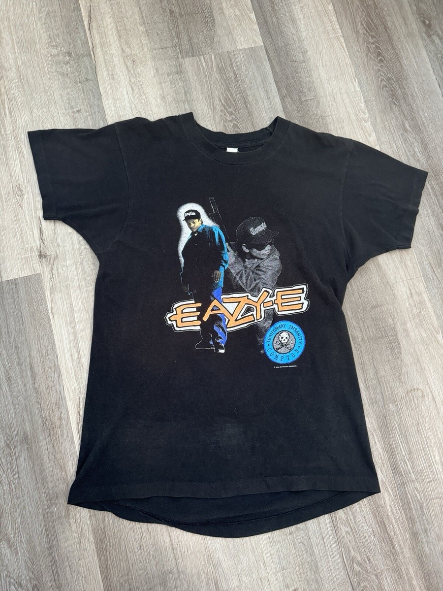 90sヴィンテージ ラップTシャツ EAZY-E N.W.A Vintage Eazy E Temporary Insanity Album Promo NWA Tour Rare 90's