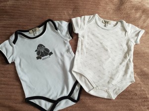 armani baby bodysuits