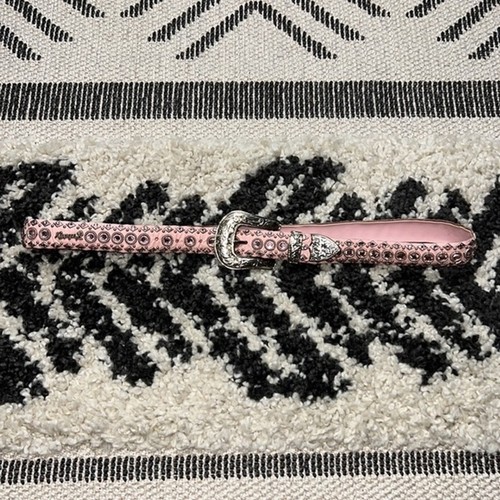 Women’s Kippy’s Swarovski Crystal Silver Buckle Leather Cowgirl Belt eBay