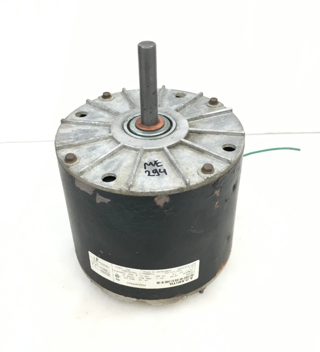 A.O. SMITH 1/4HP 208-230V F48AA68A50 Condenser Fan Motor 850RPM used #ME294  | eBay